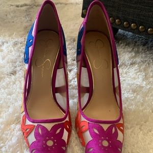 Jessica Simpson Colorful Heels